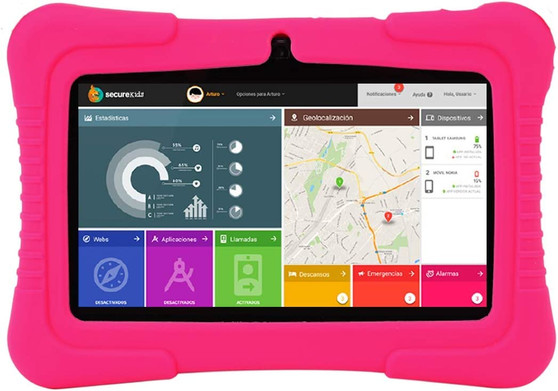 Tablet für Kinder Save Family Kids 7 Zoll mit Kindersicherung
