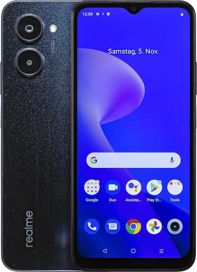 Realme C33 Smartphone Schwarz 64 GB Octa Core 4 GB RAM