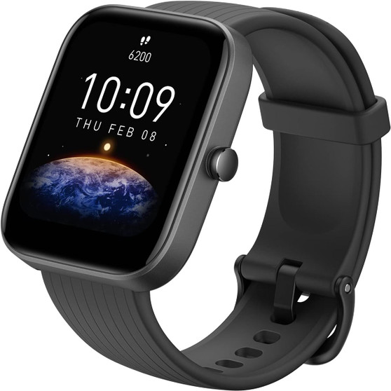 Amazfit Bip 3 Smartwatch schwarz