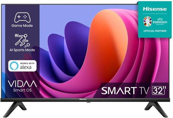 Hisense Smart TV 32 Zoll 32A4N HD LED D-LED Alexa