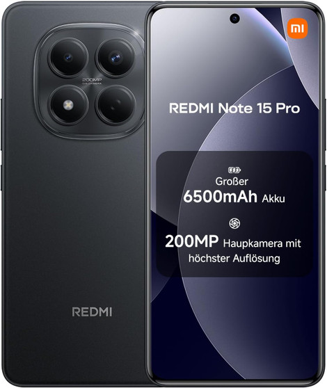 XIAOMI REDMI NOTE 15 PRO 8+256GB DS 4G BLACK