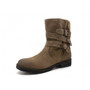 IN-SHOES-Stiefelette-20313-Taupe-Wildleder