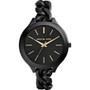 Michael Kors Damenuhr Slim Runway MK3317 Schwarz