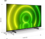 Philips Smart TV 65PUS7406 65 Zoll 4K Ultra HD LED WLAN Android TV