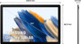 Samsung Galaxy Tab A8 LTE 10,5 Zoll 128 GB Android Silber