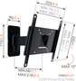 TV Halterung Vogels MA2030 19"-40" Schwarz