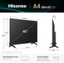 Smart TV Hisense 40A4Q 40 Full HD DLED 40 Zoll
