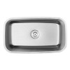 31.5" Ticor L1 Foster Series 18-Gauge Stainless Steel Undermount Single Basin Kitchen Sink
