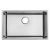 28" Ticor PLZ-24 Arlo Series 18-Gauge Stainless Steel Undermount Single Basin Kitchen Sink