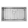 31.25" Ticor PLZ-25 Arlo Series 18-Gauge Stainless Steel Undermount Single Basin Kitchen Sink
