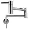 Geyser GF46-C Andorra Series Polished Chrome Finish Stainless Steel Wall Mount Pot Filler Faucet