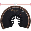3-1/2" ODYSSEY Circular CARBIDE Multitool Blade with Quick Release for Wood & Plastic
