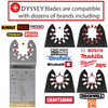 3-1/2" ODYSSEY Circular CARBIDE Multitool Blade with Quick Release