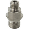 Stainless Steel  Male 5/8" x 11 Thread to Male 1/2" Gas Thread Adapter
