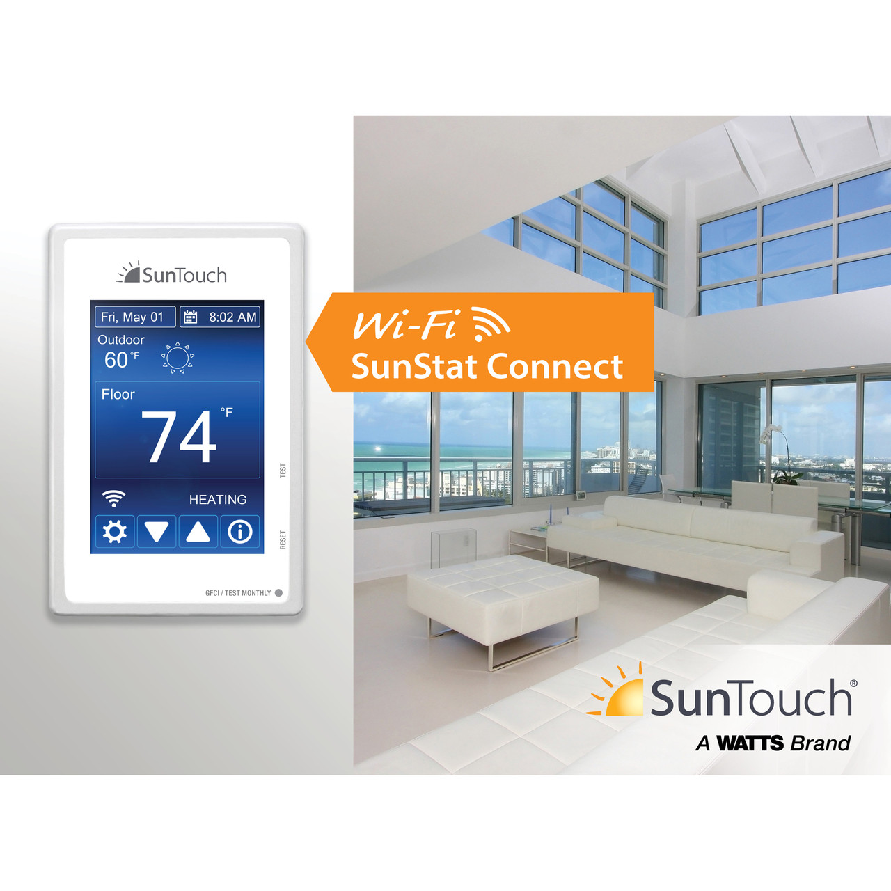 Sunstat Connect Smart Thermostat With Wifi Kobi Tools