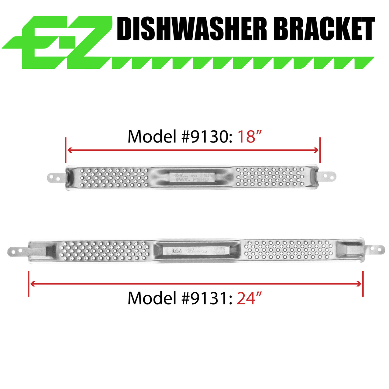 EZ Dishwasher Brackets Kobi Tools