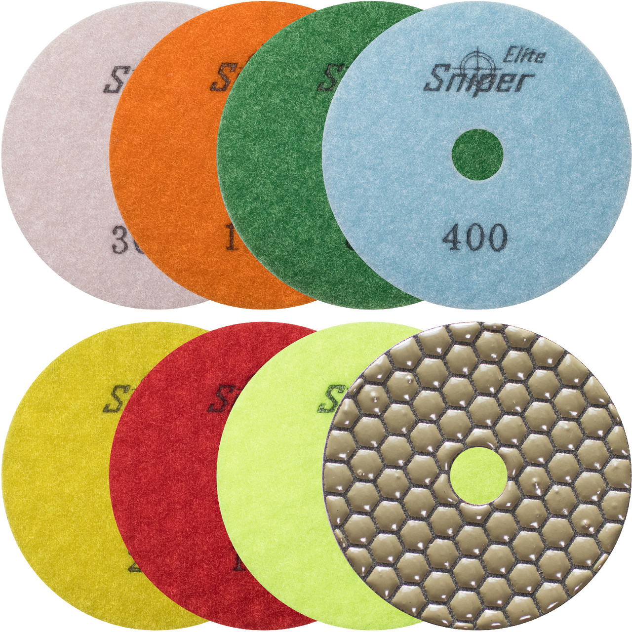 Hurricane 3 Step Polishing Pads 4