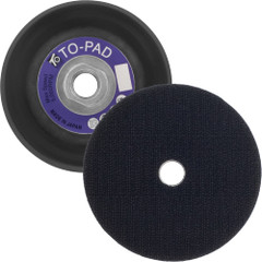 4" Regular Flexible  Rubber Backer Pad