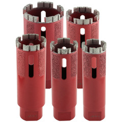 Red DRY Turbo Segmented Core Bits