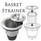 Ticor 3.5" Pull-Out Kitchen Sink Waste Basket Strainer Assembly with Lid Cover