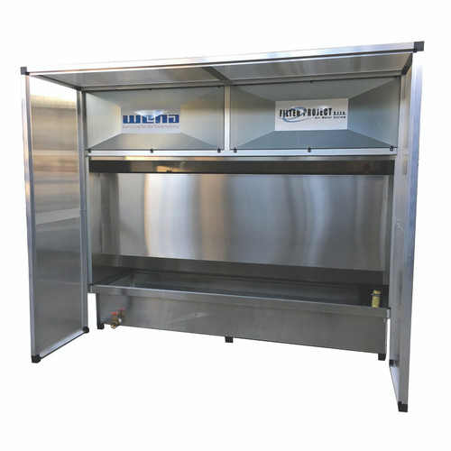 6ft. Water Wall Wet Dust Collection Booth 6ft. Water Wall Wet Dust Collection Booth