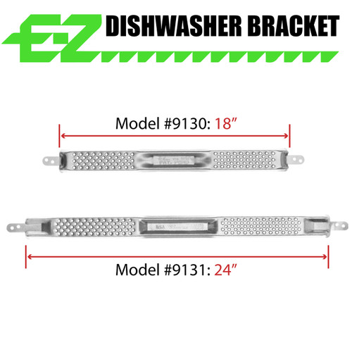 BB Industries LLC E-Z Dishwasher Brackets for EZ Dishwasher Installation  Granite Marble BB Industries LLC