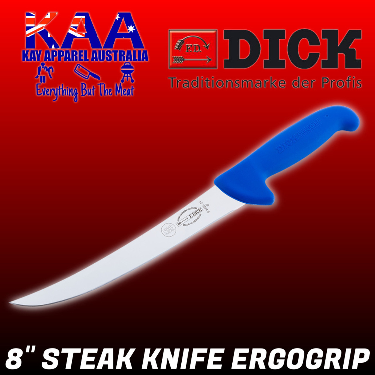 F. Dick Steak Knife and Boning Knife Butchers Knife Set