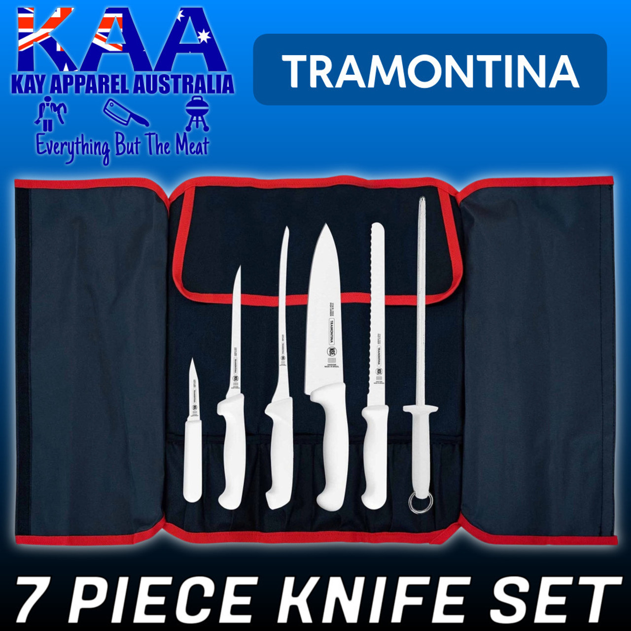 TRAMONTINA PROFESSIONAL 5 PIECE BONING POUCH KIT