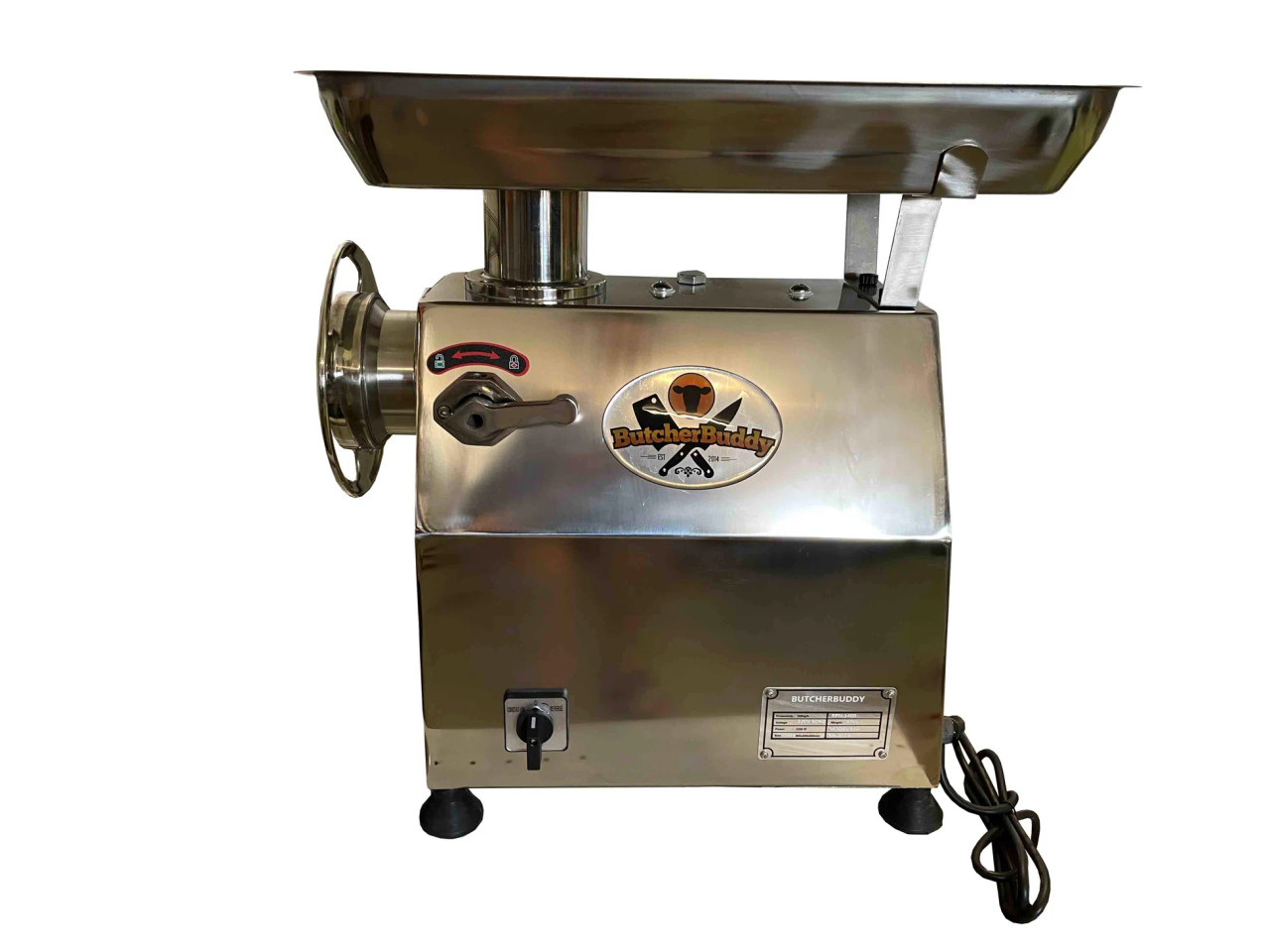 Butcher Buddy Benchtop 32 Meat Mincer Stainless Steel Kay Apparel