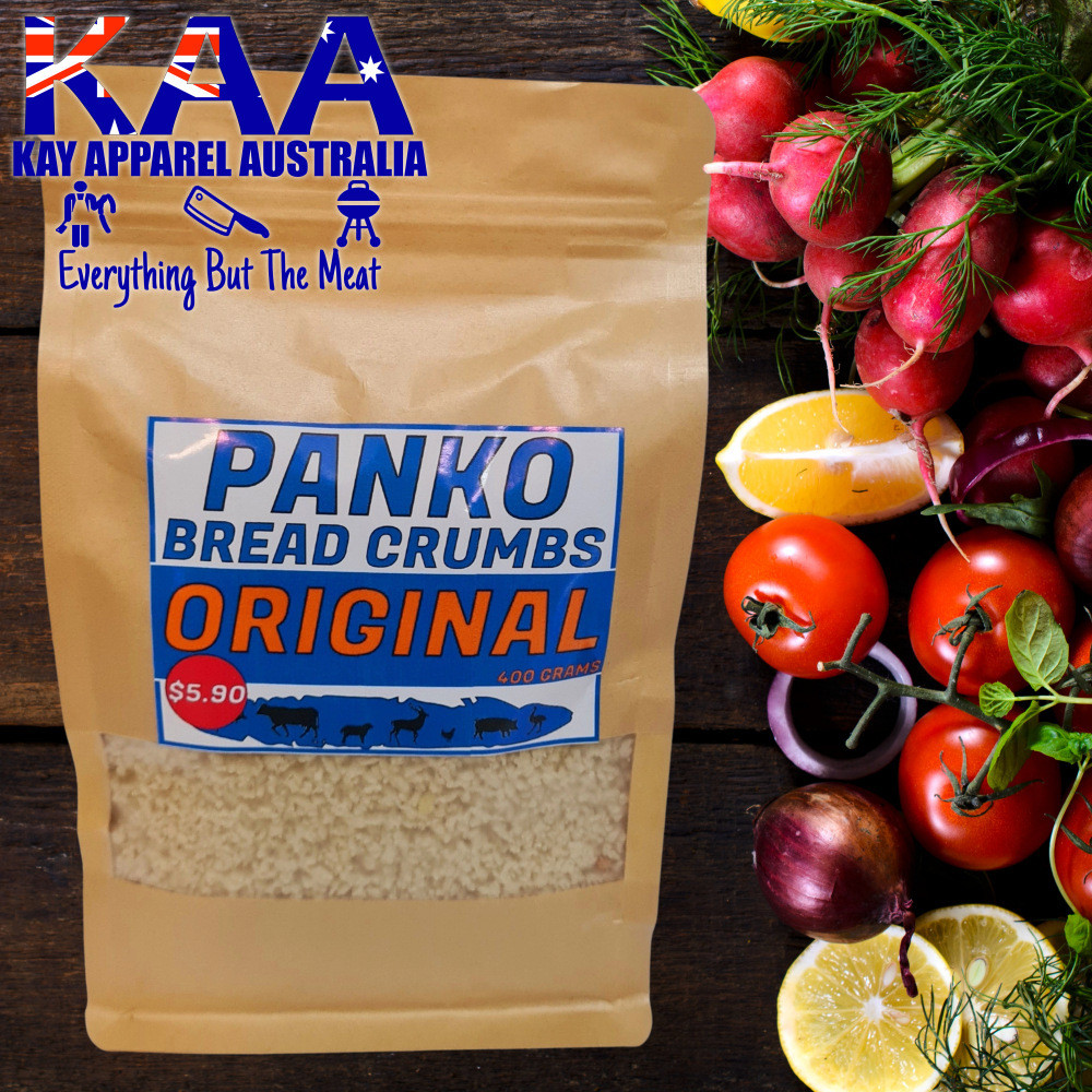Panko Crumbs White Panko Bread Crumb 400 Grams, Australian Made Kay