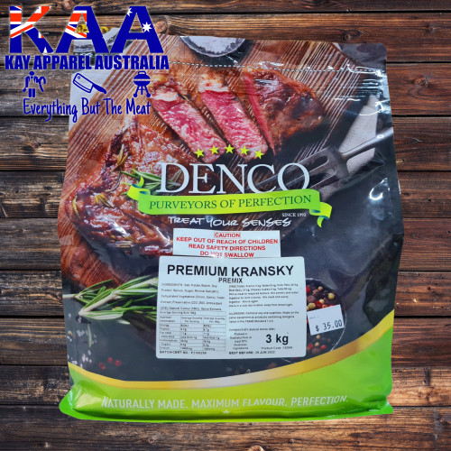 Denco Premium Kransky Sausage Meal, Premix, Seasoning 3kg