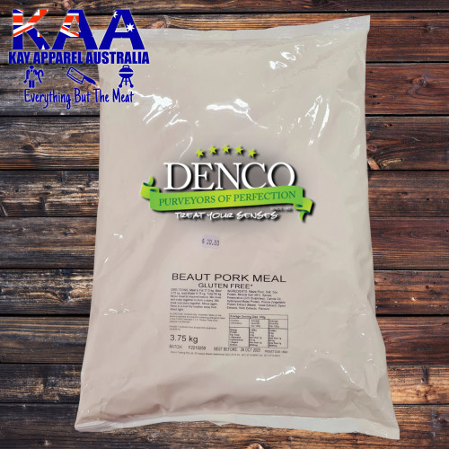 Denco Beaut Pork Sausage Meal, Premix, Seasoning 3.75KG BAG GLUTEN FREE