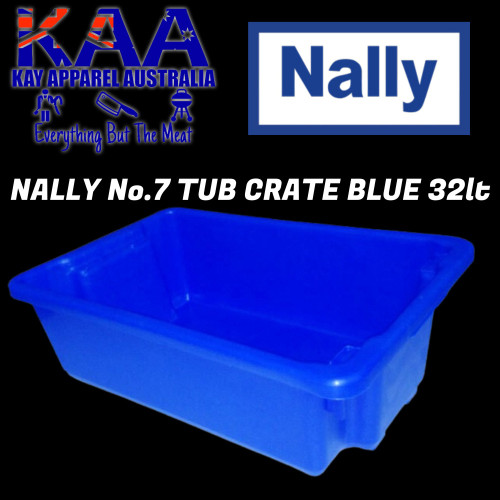 NALLY No.7 TUB CRATE BLUE 32lt