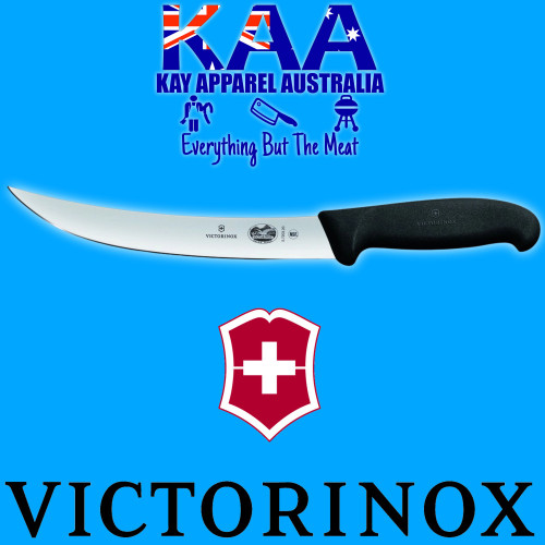 Victorinox Butchers Steak Slicing Breaking Knife 8" Black 5.7203.20