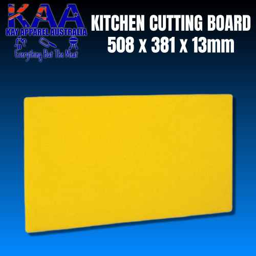 Cutting Board 508 x 381 x 13mm YELLOW