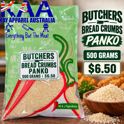 Panko Crumbs White Panko Bread Crumb 500 Grams, Australian Made