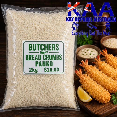 Panko Crumbs White Panko Bread Crumb 2kg, Australian Made
