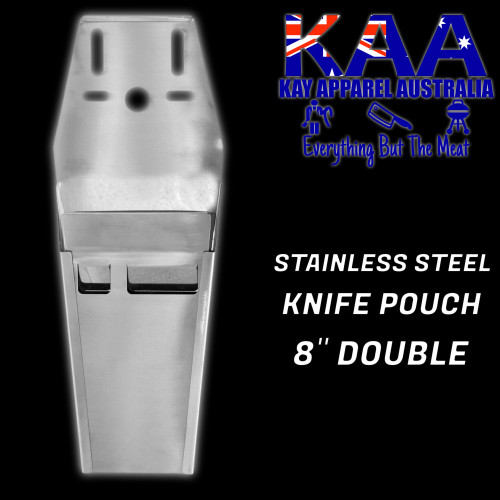 Butchers Metal Knife Pouch Scabbard Stainless Steel