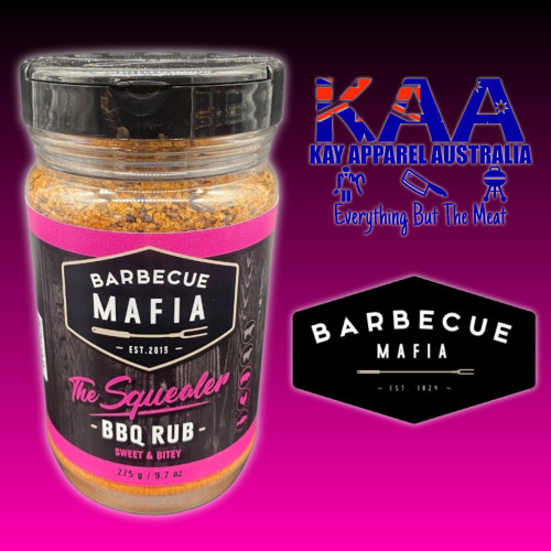 Barbecue Mafia BBQ Rubs - The Squealer BBQ Rub - 275g Shaker