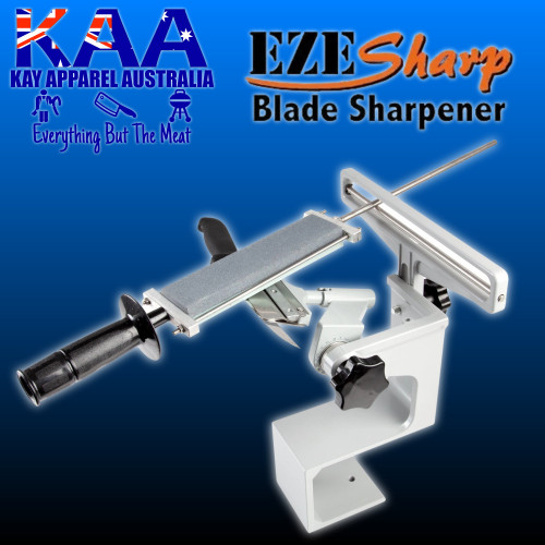 EZESharp Knife Sharpener with 100mm Flip-Over Attachment