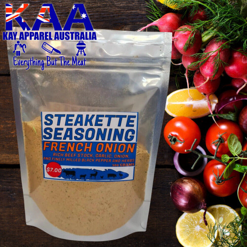 Steakette Seasonings, French Onion Burger mix, Premix, Meal 300g