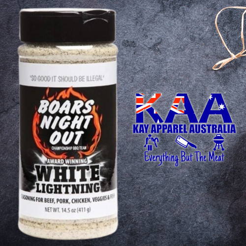 Boars Night Out White Lightning Spicy BBQ Rub 14 oz