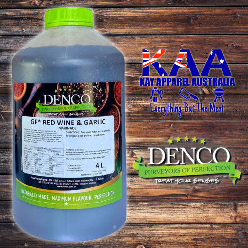 Denco Red Wine & Garlic Marinade (GF) (4L)