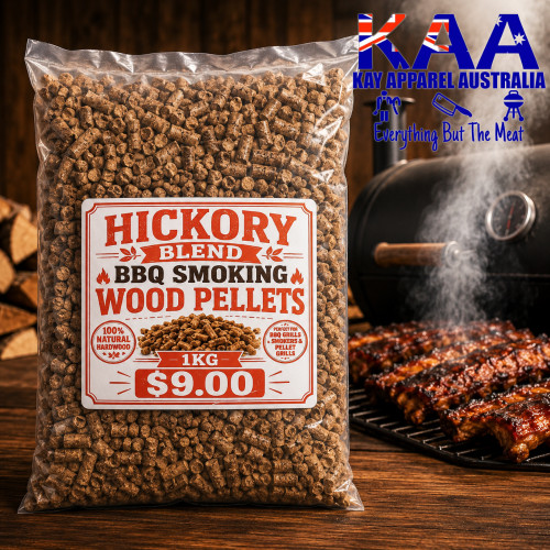 Hickory Blend BBQ Smoking Wood Pellets 1kg