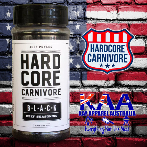 Hardcore Carnivore BBQ Rub BLACK Beef Seasoning 368g