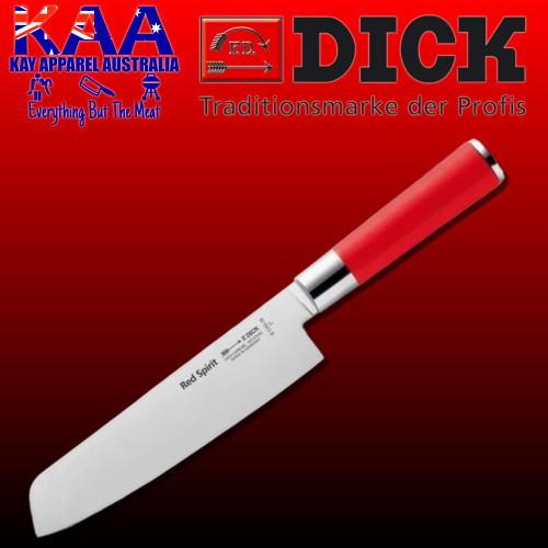 F.Dick Red Spirit Usuba Vegetable Kitchen Knife 18cm