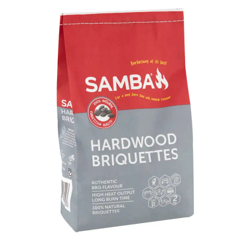 SAMBA Hardwood Charcoal Briquettes 2KG SAMBA Hardwood Charcoal Briquettes 2KG