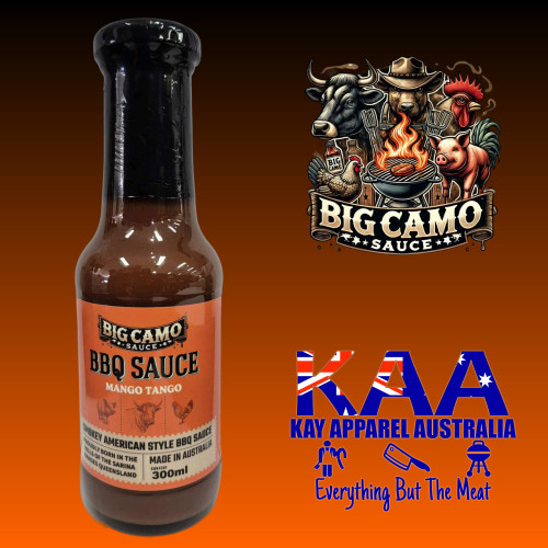 Big Camo BBQ Sauce MANGO TANGO 300ML Big Camo BBQ Sauce MANGO TANGO 300ML