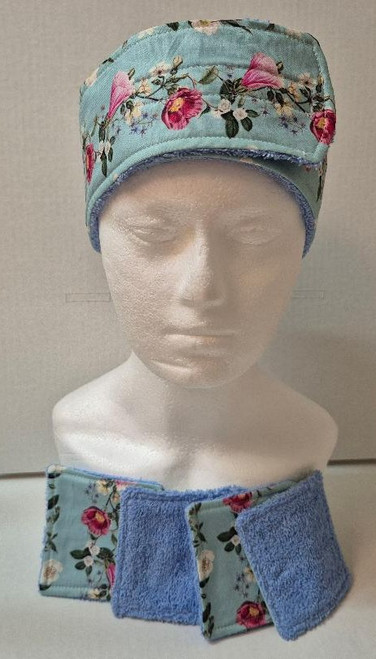 SPA HEADBAND & 4 FACE WIPES PALE BLUE SPA HEADBAND & 4 FACE WIPES PALE BLUE