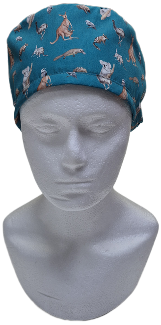 SCRUB CAP AUSSIE ANIMALS